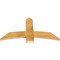 Ekena Millwork Bellingham Rough Sawn Timber Gable Bracket, Western Red Cedar, 48"W x 26"H x 2"D x 6"F, 13/12 Pitch GBW048X26X0206BEL00RWR - alternate 4